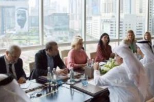 Premierul Viorica Dancila se intalneste cu Sultan Ahmed Bin Sulayem, presedintele Dubai Ports