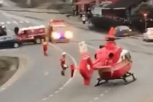 Elicopterul SMURD trimis la Bălăuşeri, la un accident cu două victime