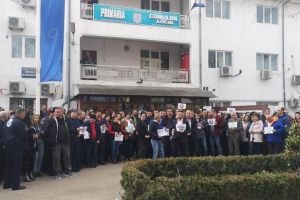 Protestul #şîeu, susţinut şi în Gorj