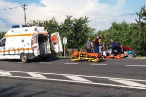 Accident grav la Comarnic. O femeie a fost spulberata de 2 masini