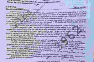 VIDEO: SUBIECTE simulare Bacalaureat 2019 la limba şi literatura română pentru elevii de clasa a XI-a