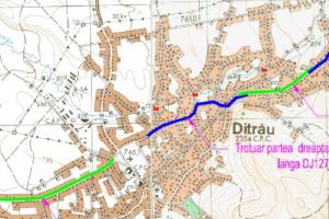Program construcţie trotuare la Ditrău