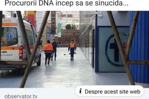 A-nceput de ieri să cadă, câte-un procuror…