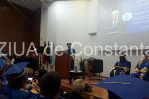 Guvernatorul BNR Mugur Isarescu primeste titlul de Doctor Honoris Causa al Universitatii Ovidius Constanta