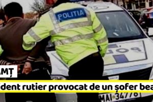 NEAMȚ: Şofer beat, reţinut după ce a provocat un accident rutier