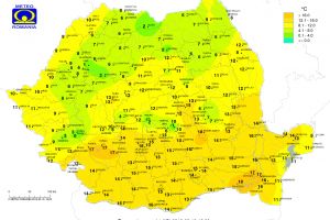 Prognoză AGROMETEOROLOGICĂ, pentru săptămâna 19 – 25 Martie 2019