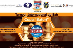 Turneu internaţional de şah, la Slobozia – Cupa „Satori”. Organizatorii au un invitat special!