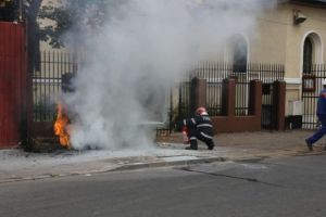 Persoană moartă pe strada Henri Coandă – A fost găsită carbonizată