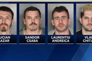 FOTO. Sătmăreni arestaţi în SUA. Furau banii de pe cardurile americanilor