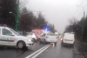 Accident pe B-dul Saturn