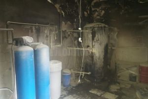 Incendiu la Centrul de Recuperare de la Todireşti, stins înainte de a se extinde