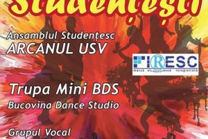 Spectacol cu Ansamblul Studenţesc „Arcanul USV”, joi, la Auditorium „Joseph Schmidt”