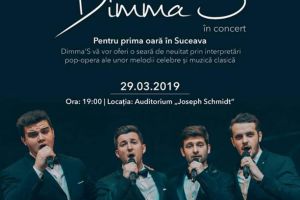Grupul vocal de pop-opera Dimma’S, în concert la Suceava