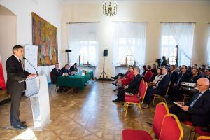 Scrisoare de mulţumire adresată USV de către Mareşalul Seimului Republicii Polone