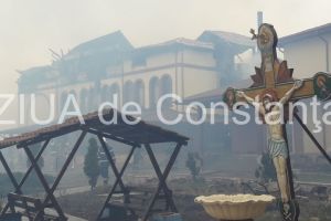 Manastirea de la 23 August judetul Constanta, amendata de ISU Dobrogea. Ce nereguli au fost descoperite dupa incendiu 