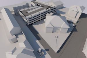 Primăria mai desenează o parcare de 3 etaje, lângă Spitalul de Copii. Va avea 250 de locuri