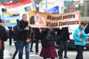 Marş pentru viaţă, la Timişoara. Evenimentul anual prin care se cere interzicerea avortului