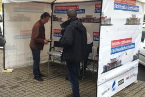 Mai multe partide, printre care şi PNL şi USR, somate de Primărie să-şi DESFIINȚEZE CORTURILE. Riscă AMENZI de până la 100 000 de lei