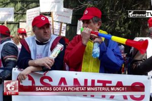 SANITAS GORJ A PICHETAT MINISTERUL MUNCII !