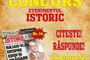Concurs Evenimentul Istoric - CITEȘTE! RĂSPUNDE! CÂȘTIGĂ!