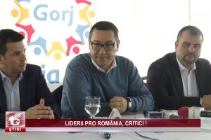 LIDERII PRO ROMÂNIA, CRITICI !
