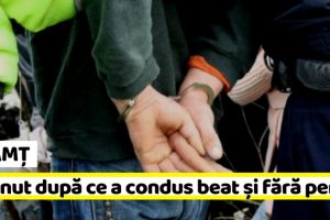 NEAMȚ: Tânăr reţinut după ce a condus beat şi fără permis