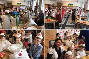 FOTO: „Mugurii Crucii Roşii”, concurs de igienă, sănătate şi prim ajutor la Sebeş