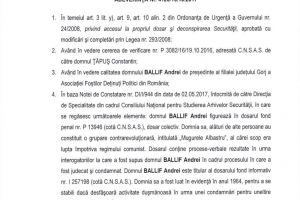 Preşedintele Asociaţiei Foştilor Deţinuţi Politici din Târgu-Jiu,  membru în gruparea ,,Mugurele albastru”, a decedat! În februarie…