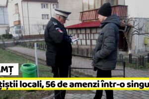 NEAMȚ: Poliţiştii locali din Piatra-Neamţ, 56 de amenzi într-o singură zi