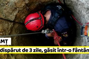 NEAMȚ: Cadavrul găsit în fântână este al unui bărbat dat dispărut de 3 zile