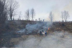 Incendii de vegetaţie între Rodna şi Șanţ
