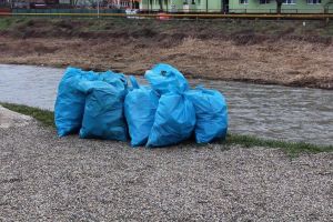 Malurile râului Bistriţa, mai curate după o acţiune de salubrizare (FOTO)