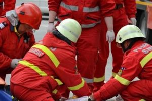 Accident la iesirea din Ploiesti, in sensul giratoriu suspendat