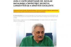 Deputatul PSD Nicolae Bacalbaşa s-a pus pe făcut bani: face reclamă la medicamente!