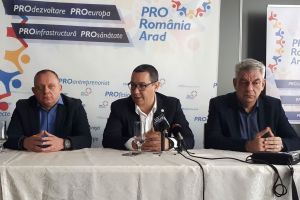 Ponta şi Tudose, la Arad: TUNURILE pe Fifor şi Falcă! Ce a făcut senatorul şi cât îl vor plânge arădenii pe primar