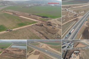 VIDEO: La nodul rutier Sebeş al autostrăzii A10 sunt conturate toate bretelele: S-a decopertat până la A1, pe sensul de mers Alba Iulia-Sebeş-Sibiu