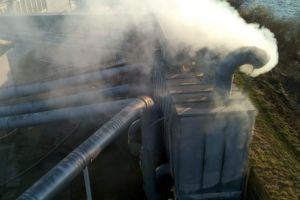 Incendiu la o companie din Reghin