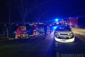 Accident pe DN 79, la ieşirea din Livada: Trei persoane rănite şi trei maşini lovite, după ce un SUV a ţâşnit pe şosea şi s-a făcut nevăzut (FOTO / VIDEO)
