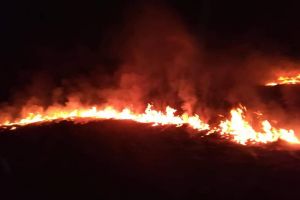 FOTO. Incendiu de amploare în judeţ. Intervenţie în forţă a pompierilor