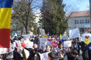 Marş pentru viaţă şi familie la Luduş