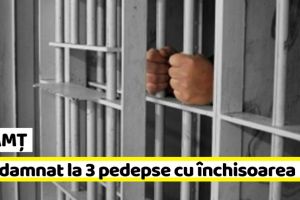 NEAMȚ: Condamnat la 3 pedepse cu închisoarea, depistat de poliţişti