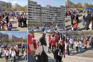 FOTO, VIDEO: Marş pentru viaţă 2019, la Alba Iulia. Sute de persoane au protestat pe străzile din oraş