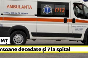 NEAMȚ: 3 persoane decedate şi 7 la spital în acest weekend