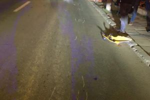 Accident mortal pe strada Baba Novac din Constanta. O femeie a fost lovita de o motocicleta (galerie foto)