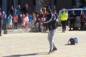 De Ziua Poliţiei, focuri de armă în Piaţa „Vasile Milea”