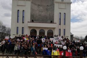 A IX –a ediţie a Marşului pentru viaţă organizată în municipiul Fălticeni