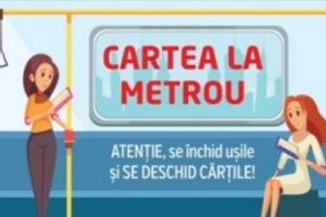 Cartea la metrou-invitaţie la lectură. Atenţie, se închid uşile şi se deschid cărţile!