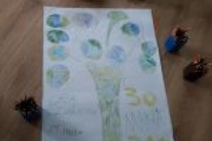 Patrula de recilare a Grădiniţei cu P.P. Nr.6, Brăila, marchează ,,ORA PĂMÂNTULUI”