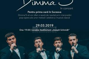 Grupul vocal de pop-opera Dimma’S, în concert la Suceava