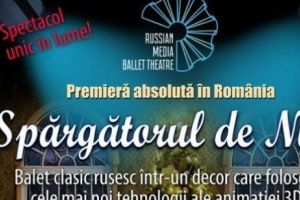 Spectacolul  Spărgătorul de Nuci, balet clasic rusesc cu decor 3D, se anulează